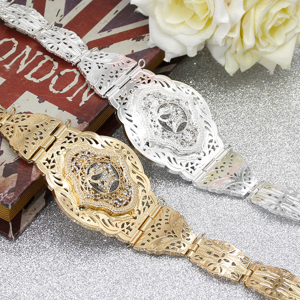 Body Jewelry Dubai - SUNSPICEMS Morocco Metal Women Caftan Belt