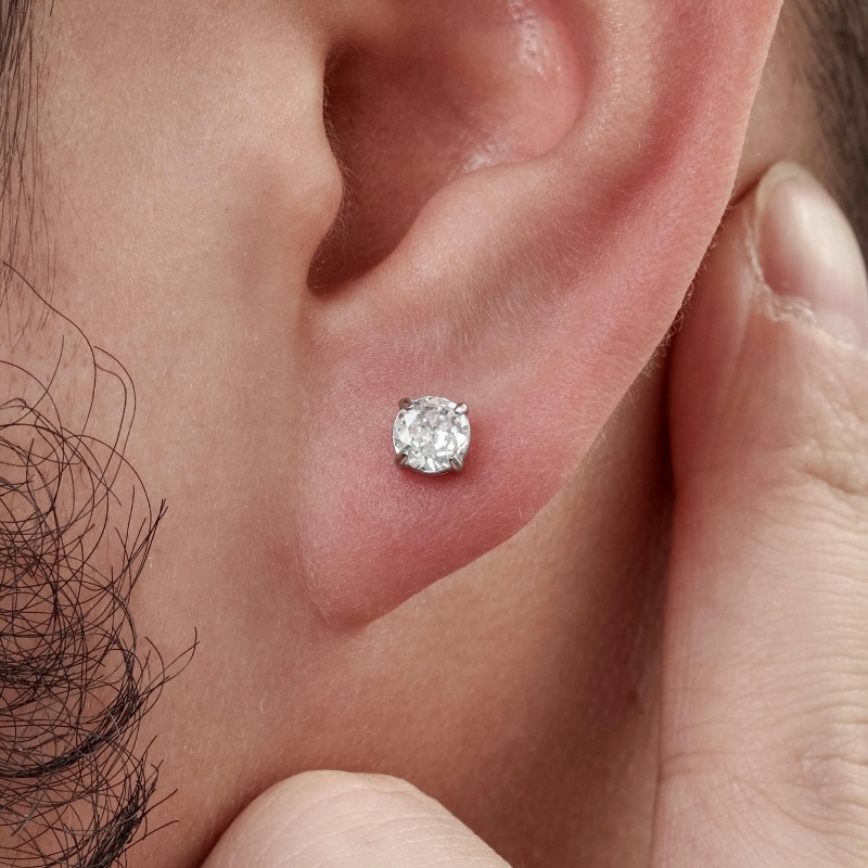 G23 Implant Grade Titanium Thr - огляд і ціна Tragus Flat Back