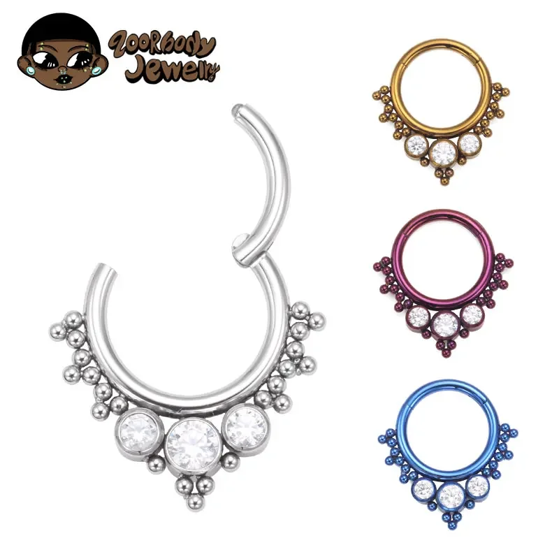 ASTM F136 Titanium Clicker Hig - огляд і ціна Body Jewelry Quality