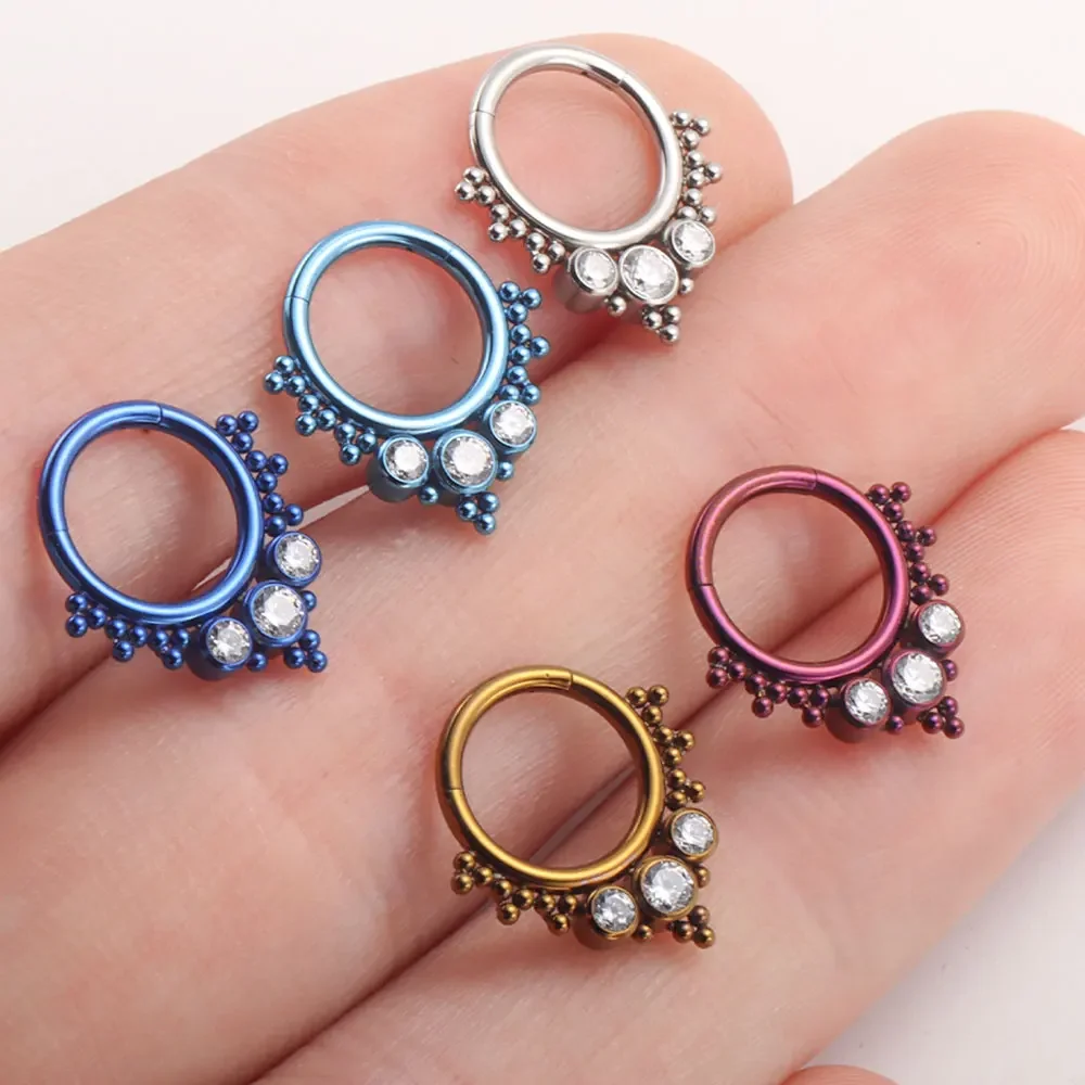 ASTM F136 Titanium Clicker Hig - огляд і ціна Body Jewelry Quality