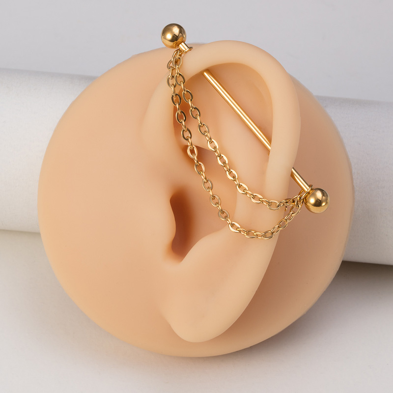 1pc Industrial Piercing Barbel - огляд і ціна Body Jewelry Industrial