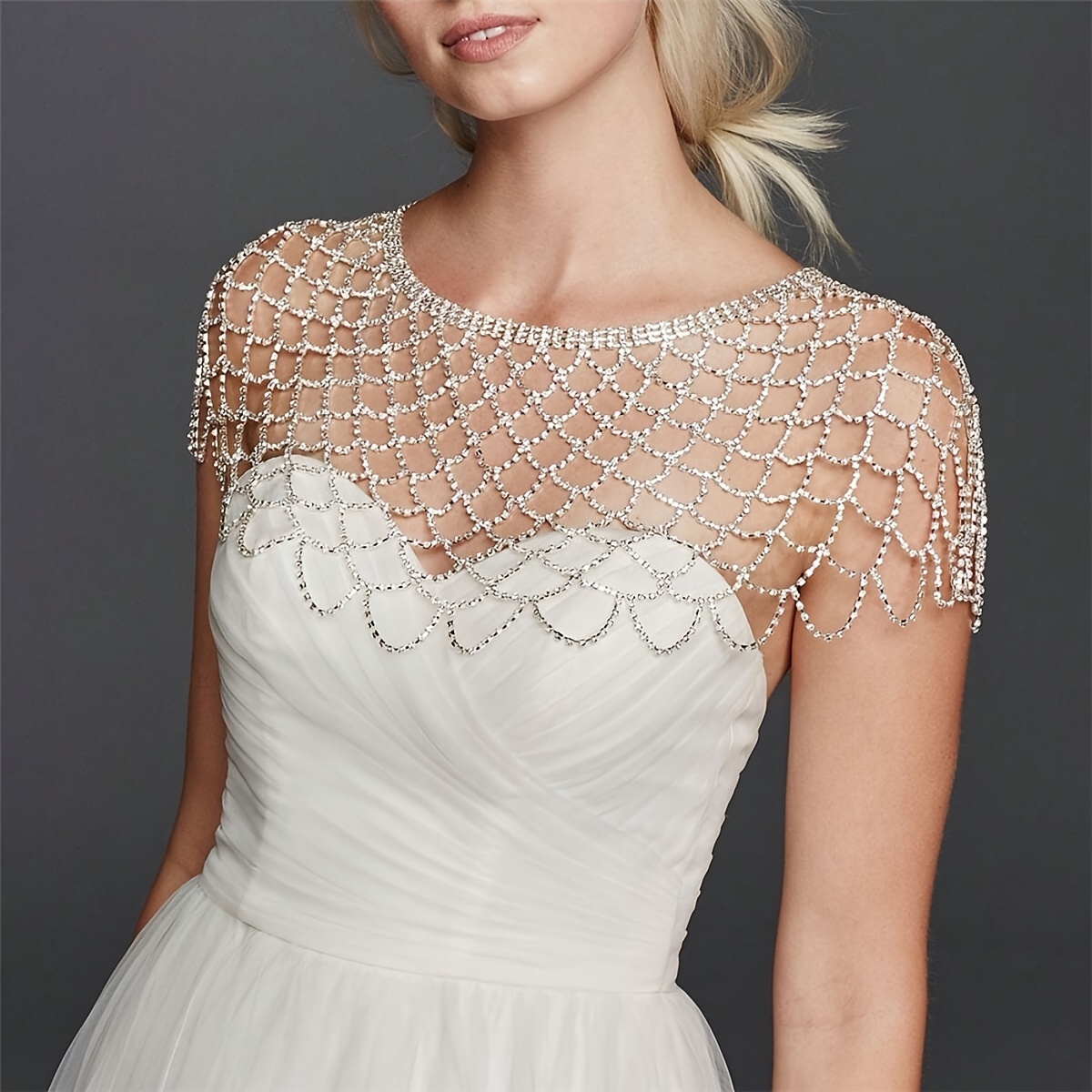 Luxury tassel shoulder chain b - огляд і ціна Body Jewelry Back