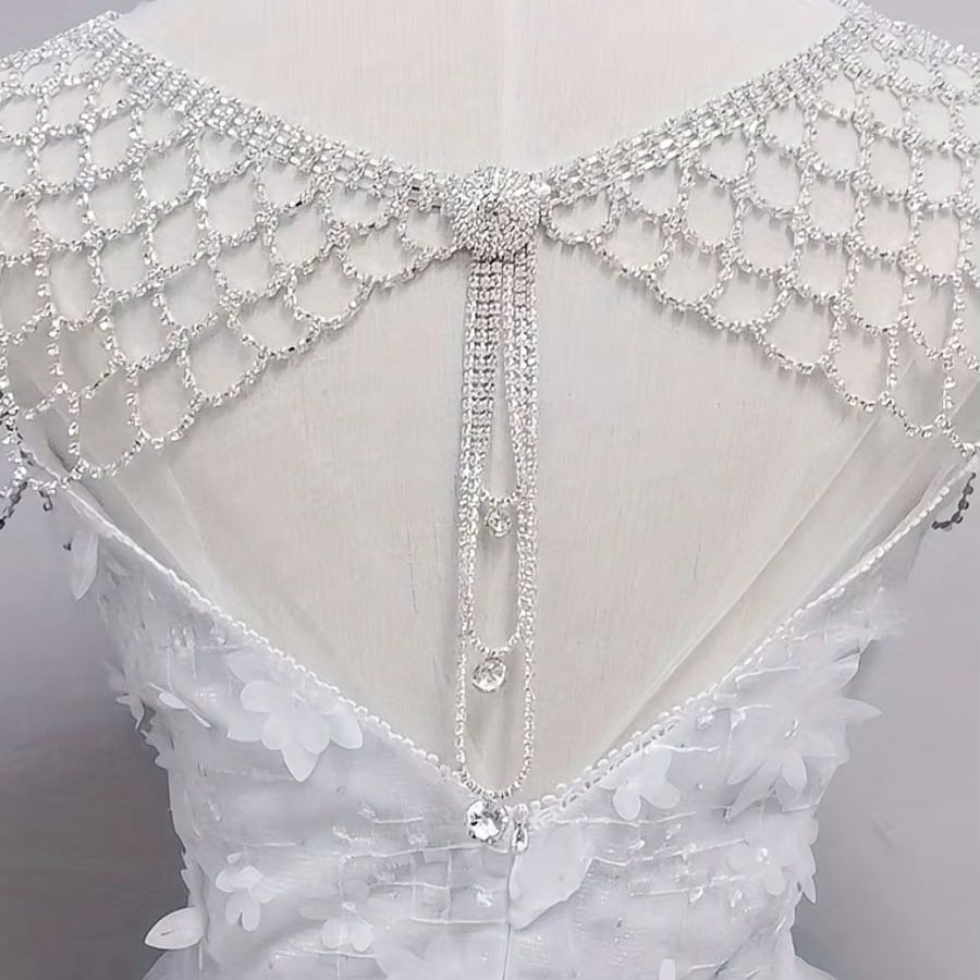Luxury tassel shoulder chain b - огляд і ціна Body Jewelry Back