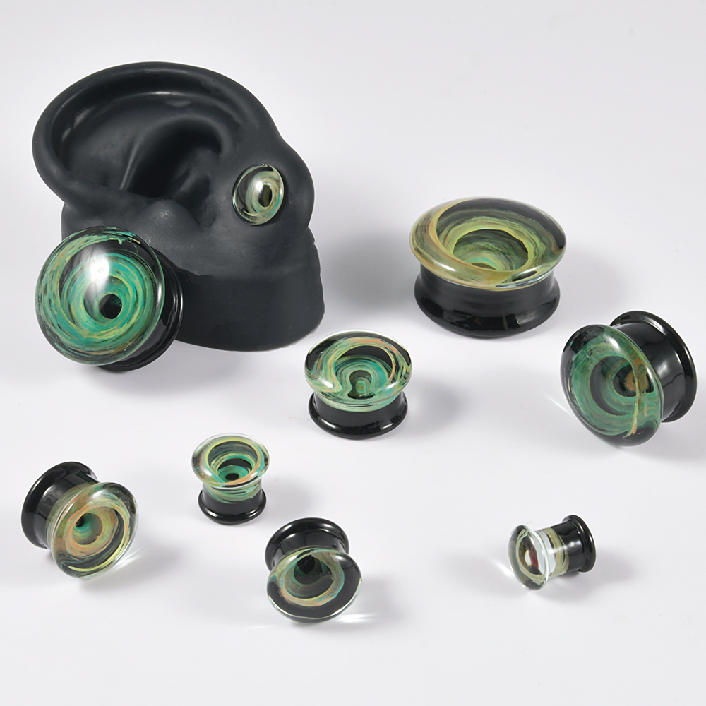 Pair Quality Glass Vortex Ear  - огляд і ціна Body Jewelry Quality