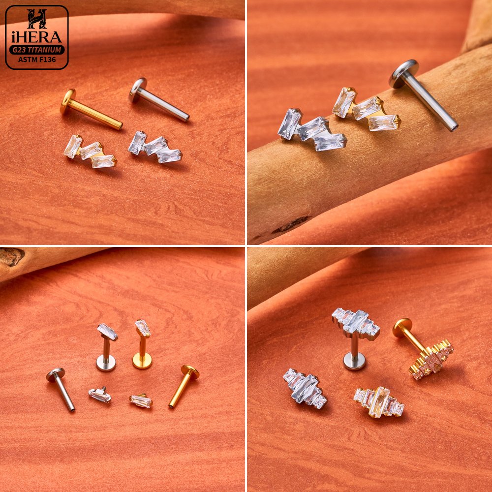 ASTM F136 Titanium Piercing Ba - огляд і ціна Tragus Flat Back