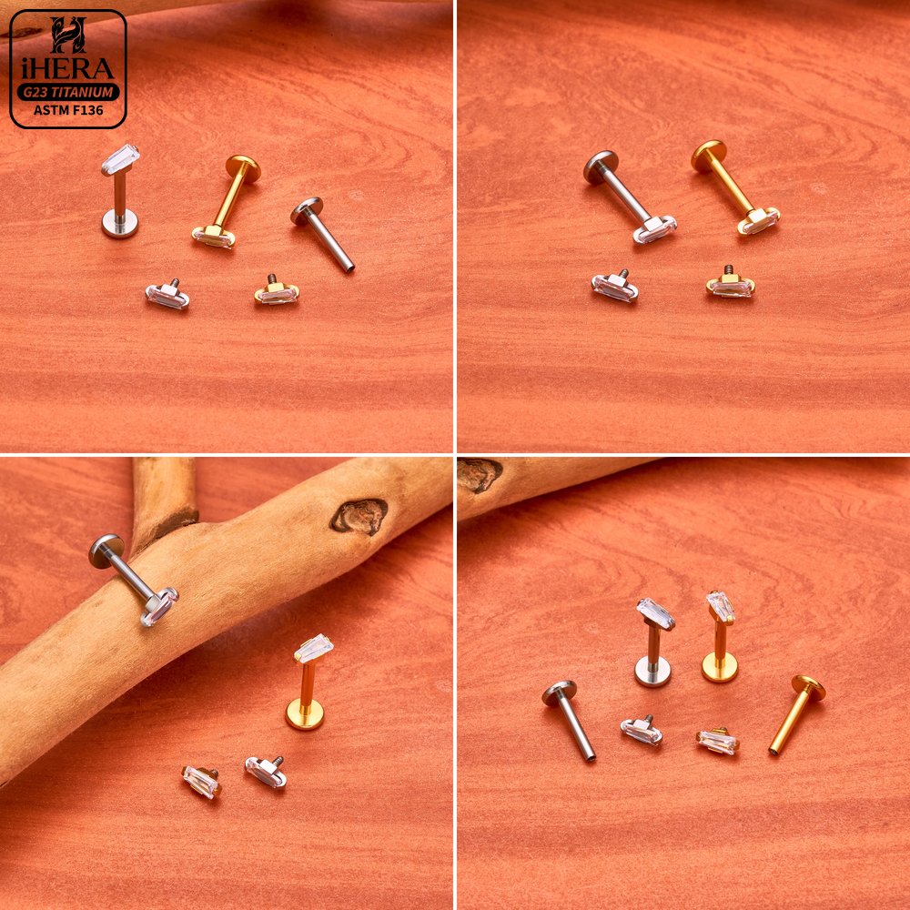 ASTM F136 Titanium Piercing Ba - огляд і ціна Tragus Flat Back