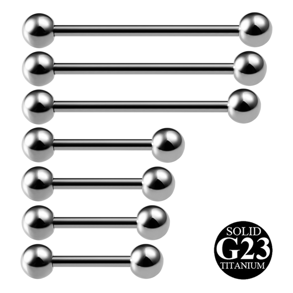 2PCS G23 Titanium Tongue Pierc - огляд і ціна Body Jewelry Industrial
