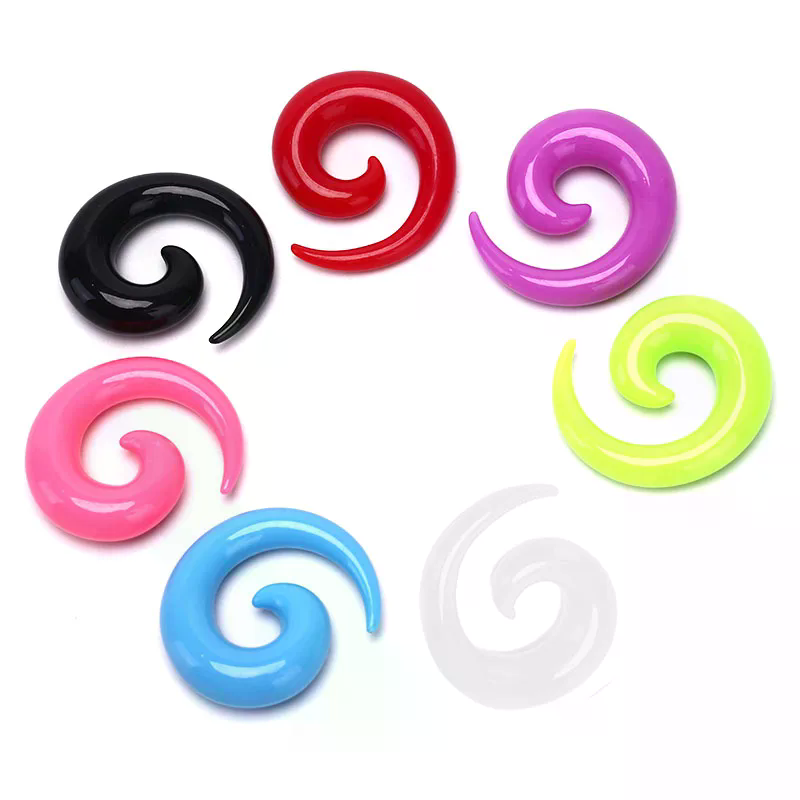 16PCS /set Spiral Taper Flesh  - огляд і ціна Body Jewelry Quality