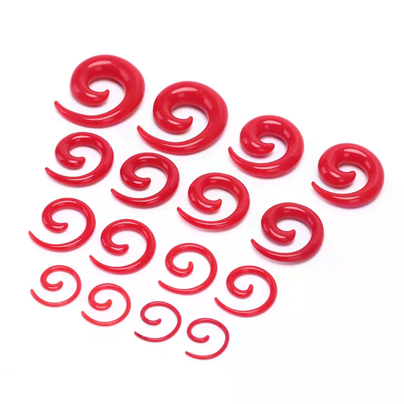 16PCS /set Spiral Taper Flesh  - огляд і ціна Body Jewelry Quality