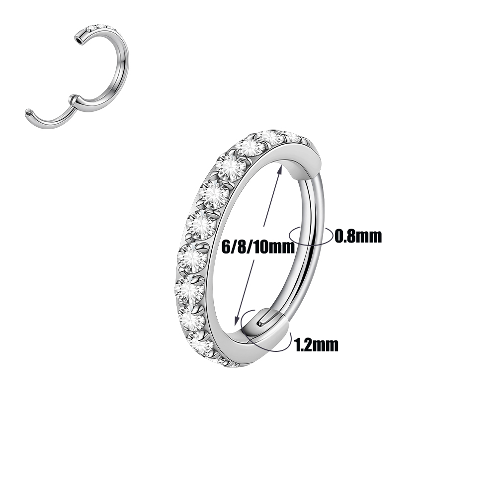 1PC 316L Stainless Steel High  - огляд і ціна Body Jewelry Quality