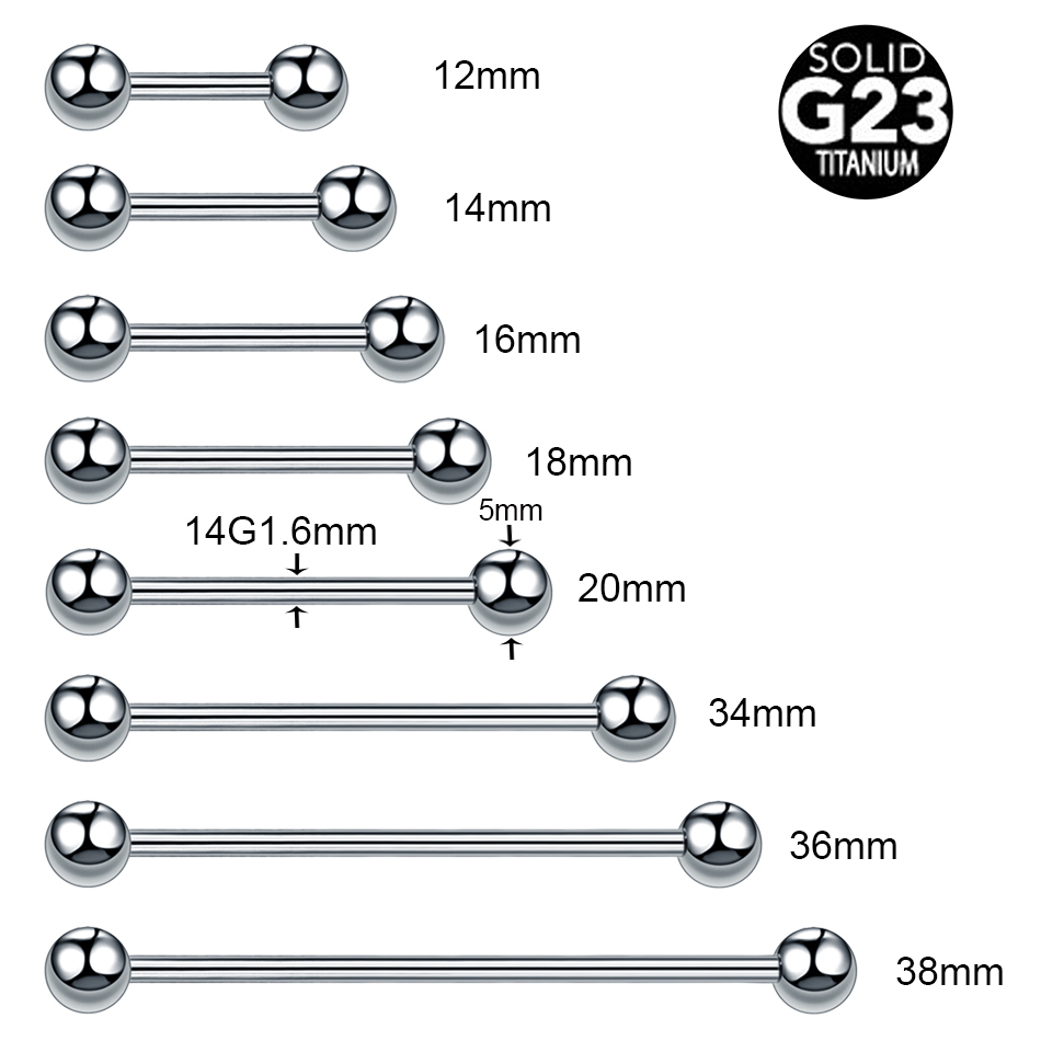 1/5PCS Titanium External Threa - огляд і ціна Body Jewelry Industrial