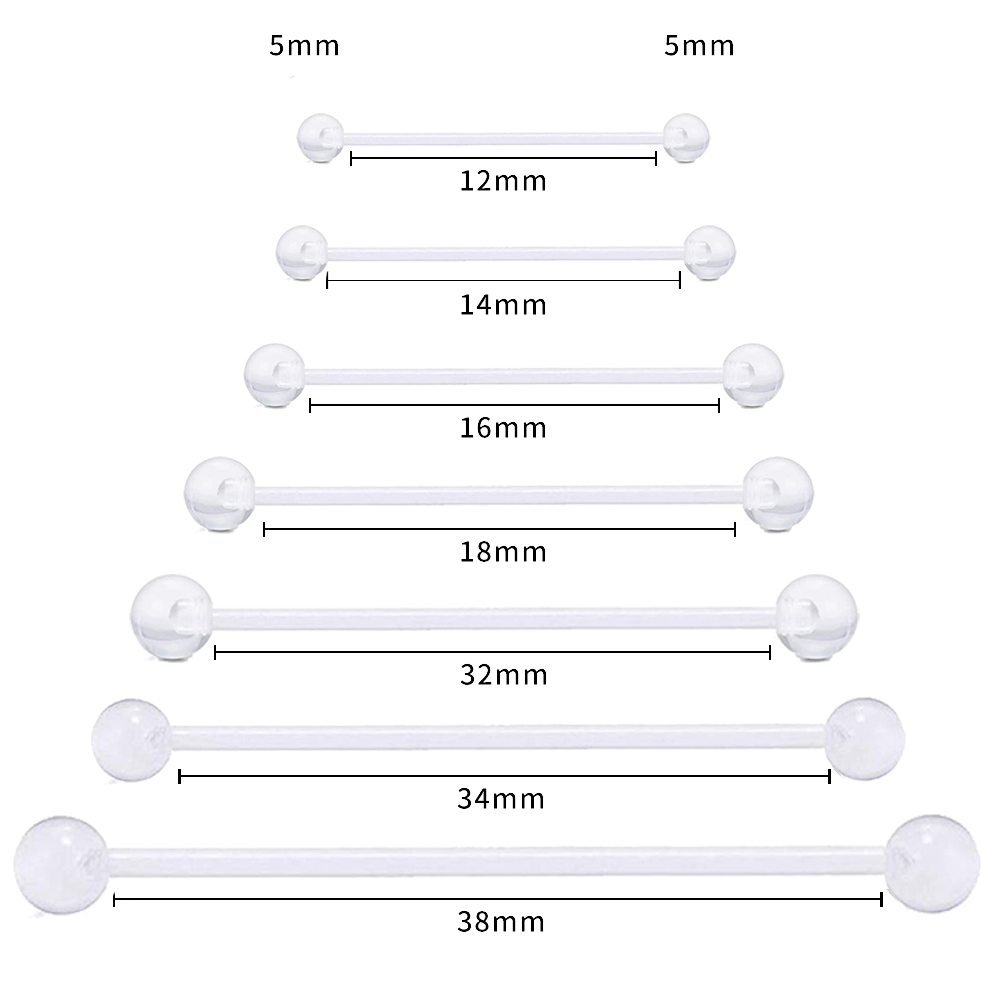 5Pcs Set Body Piercing Jewelry - огляд і ціна Body Jewelry Industrial