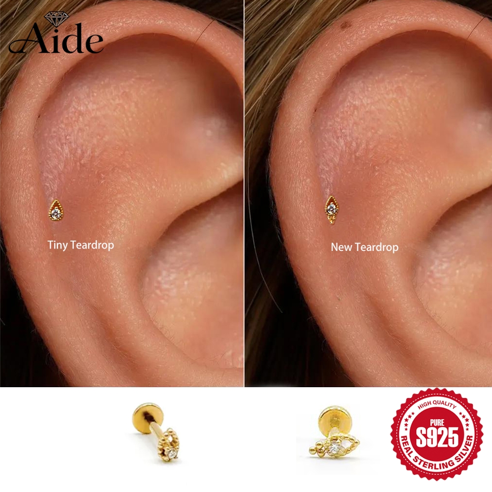 AIDE1 Pc  925 Sterling Silver  - огляд і ціна Tragus Flat Back