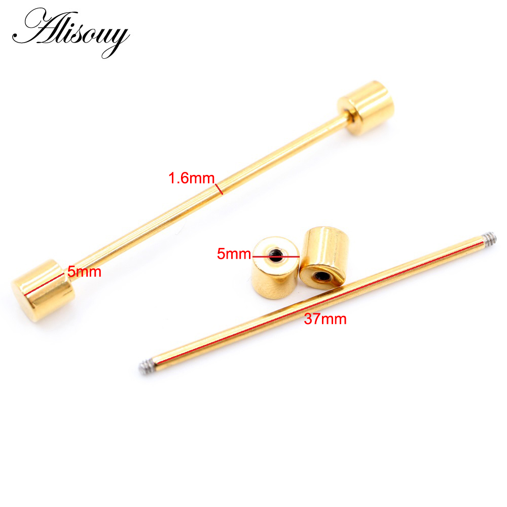 Alisouy 2pcs 14G Stainless Ste - огляд і ціна Body Jewelry Industrial