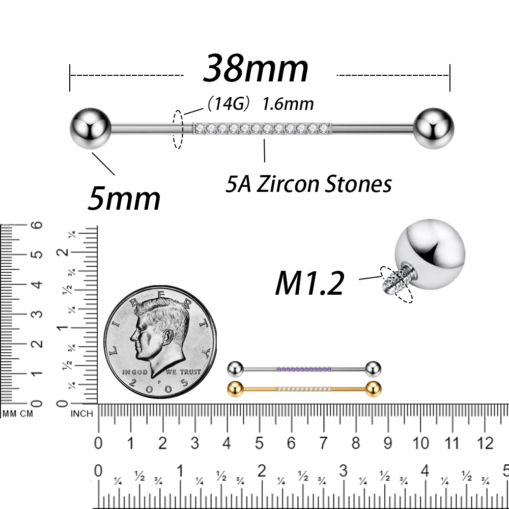 G23 Titanium Body Piercing Jew - огляд і ціна Body Jewelry Industrial