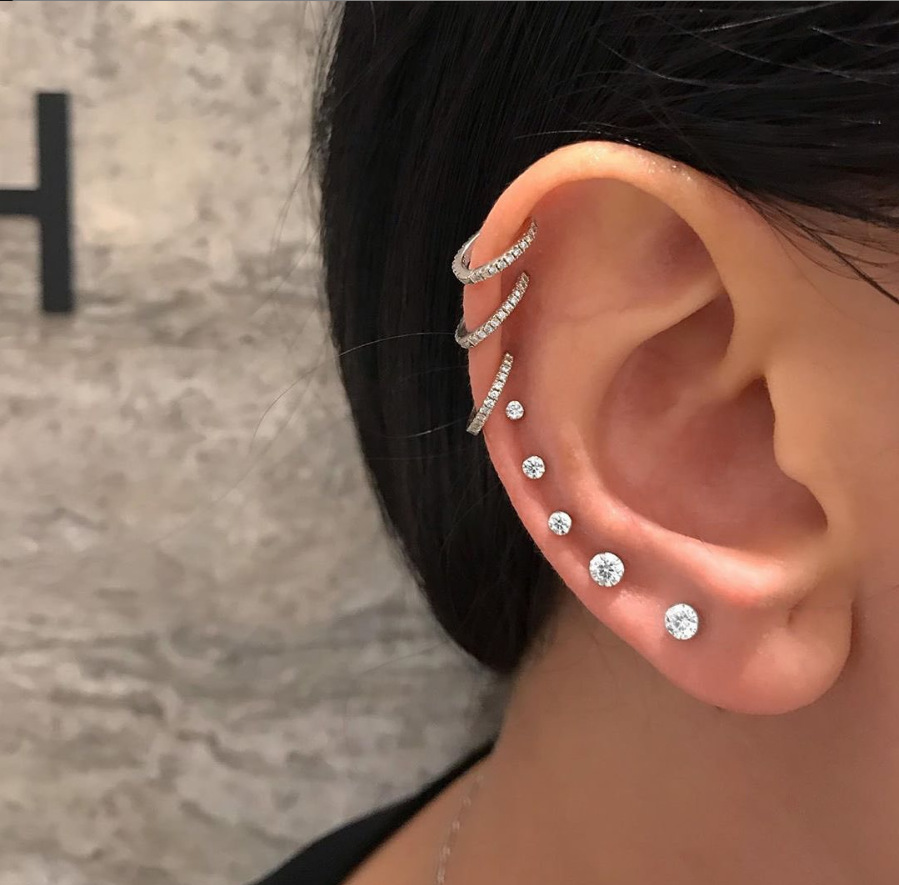1Pair Classic Flat Back Screw  - огляд і ціна Tragus Flat Back