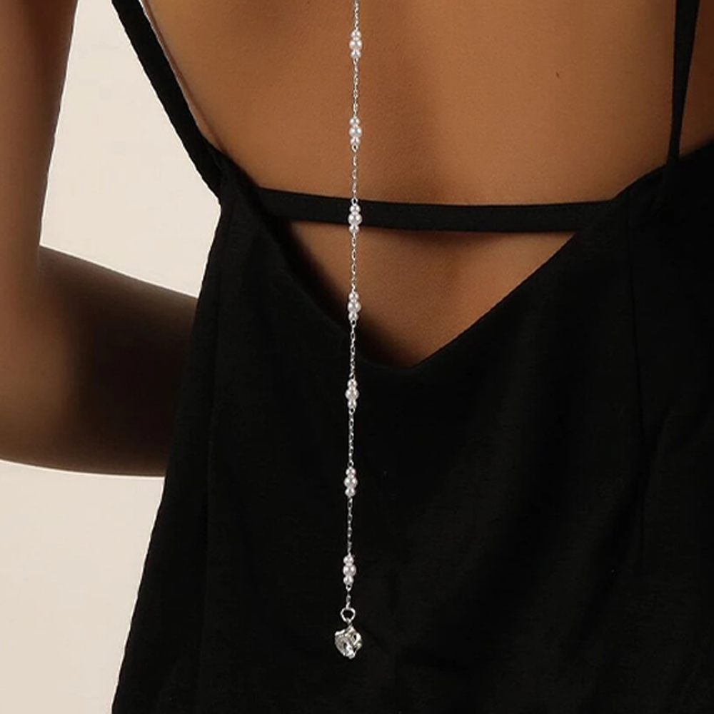 Luxury Bridal Round Rhinestone - огляд і ціна Body Jewelry Back