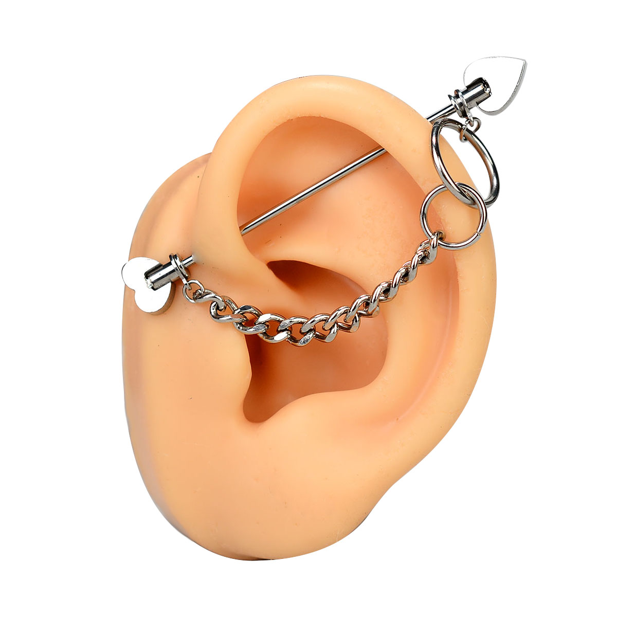 1PC Surgical Steel Sparkly Ind - огляд і ціна Body Jewelry Industrial
