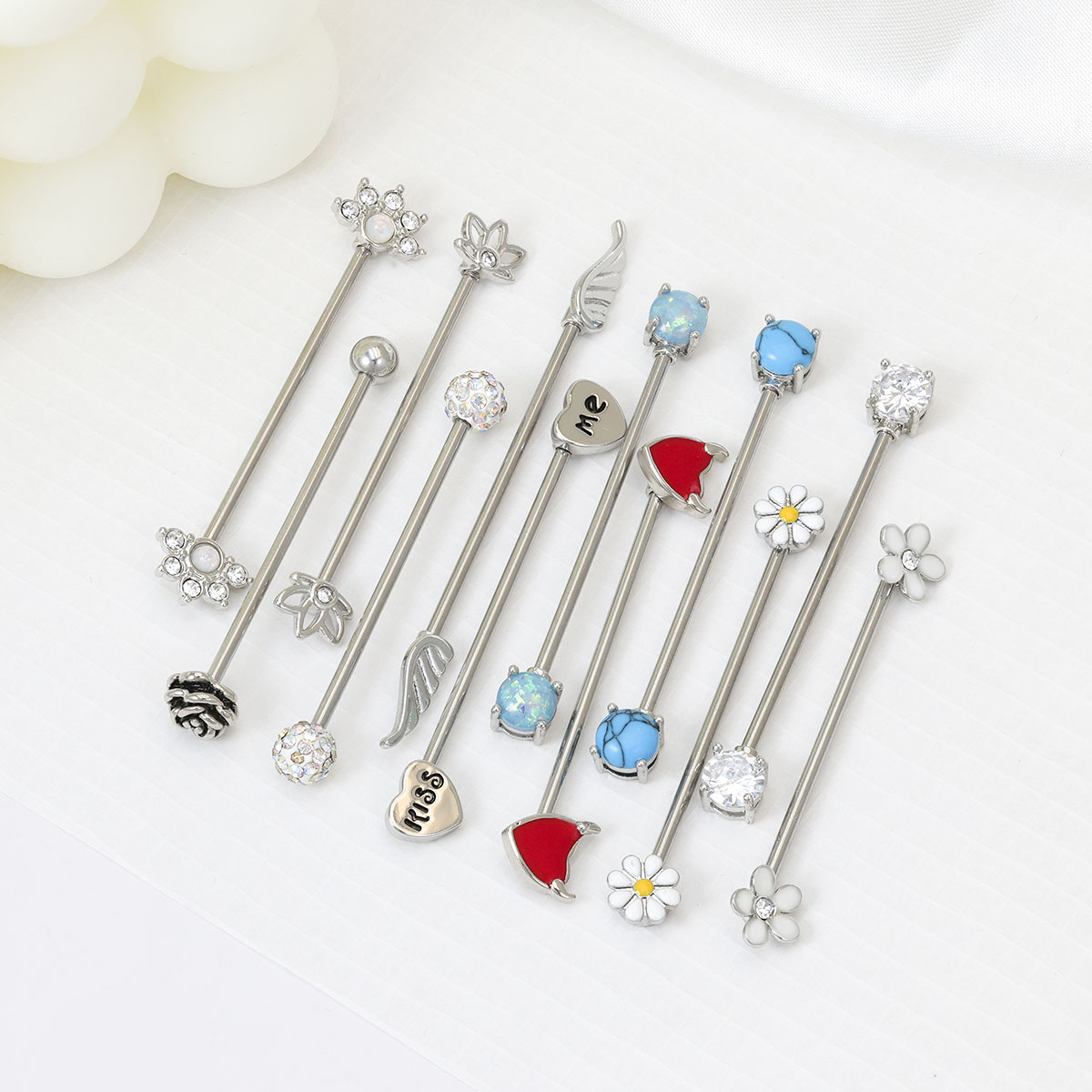 16G Arrows Hearts Industrial B - огляд і ціна Body Jewelry Industrial