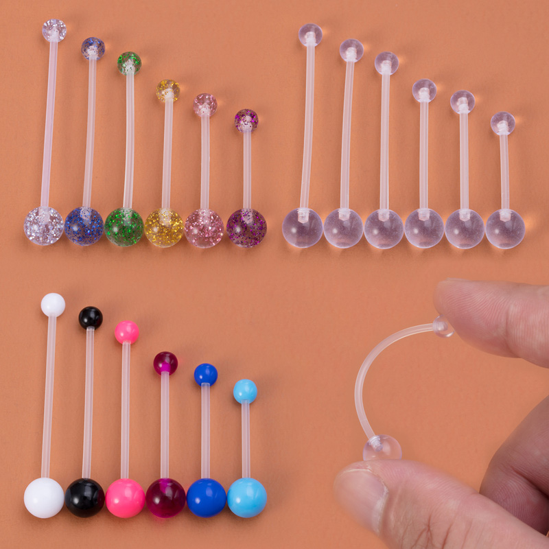 6pcs Flexible Navel Piercing A - огляд і ціна Body Jewelry Industrial