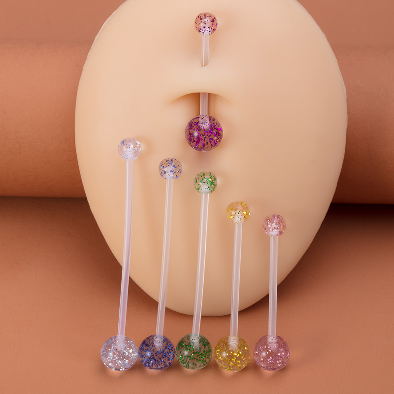6pcs Flexible Navel Piercing A - огляд і ціна Body Jewelry Industrial