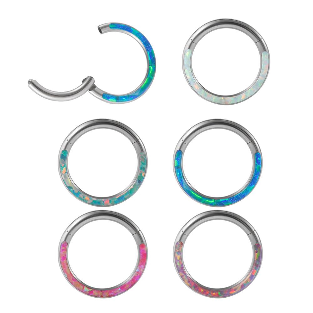 1PC Surgical Steel Opal Hinged - огляд і ціна Body Jewelry Quality