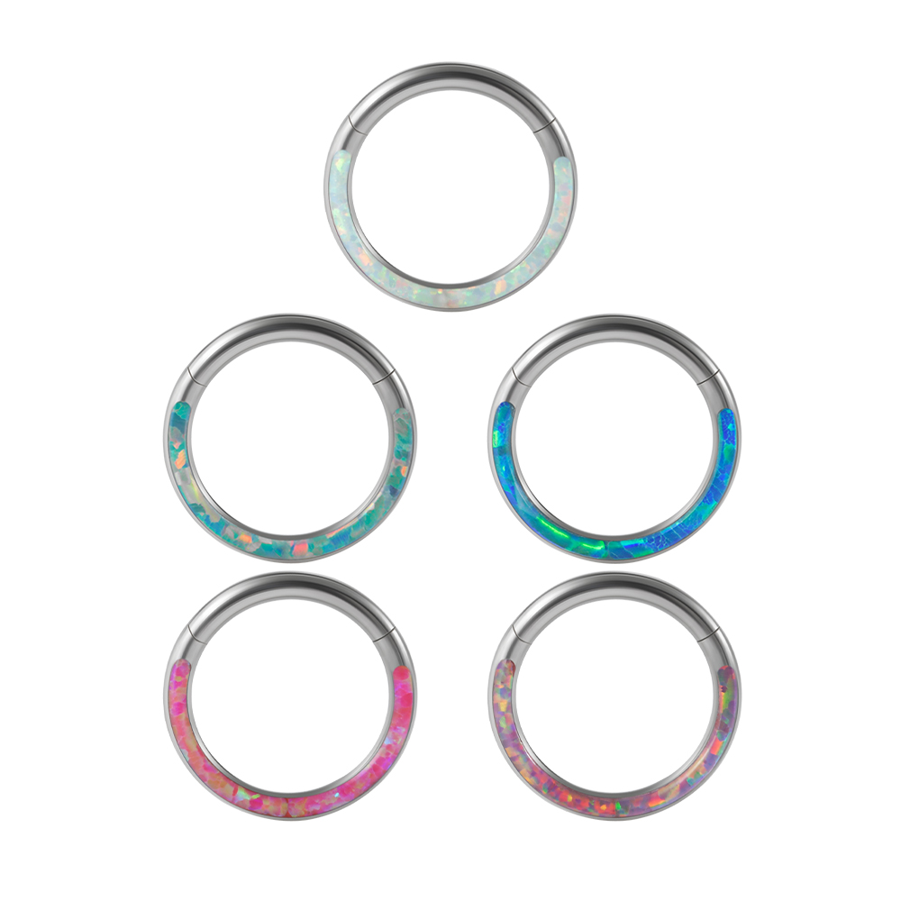 1PC Surgical Steel Opal Hinged - огляд і ціна Body Jewelry Quality