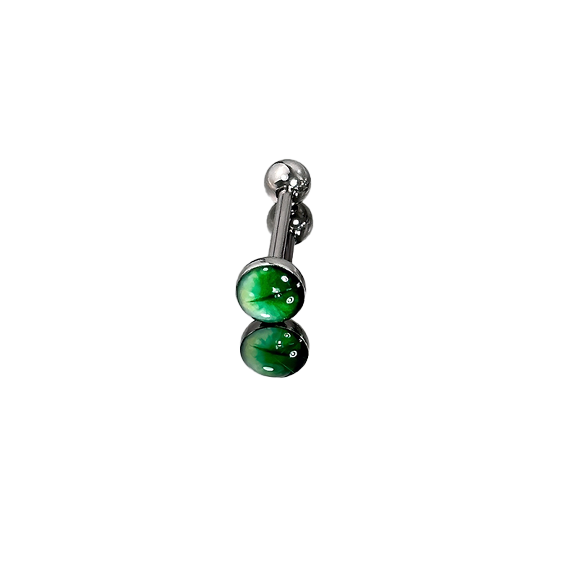 1Pc High-Quality Trendy Green  - огляд і ціна Body Jewelry Quality