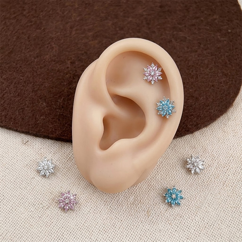 ASTM F136 Titanium Flat Back E - огляд і ціна Tragus Flat Back
