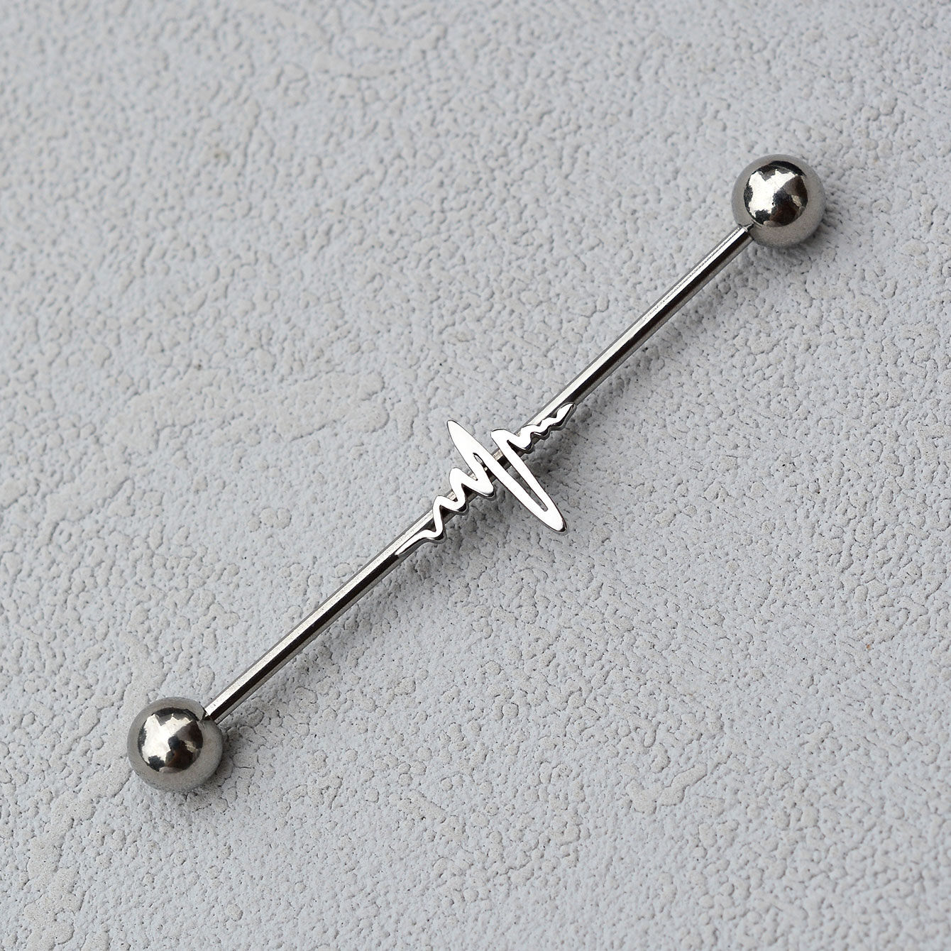 1PC 16G Stainless Steel Long I - огляд і ціна Body Jewelry Industrial