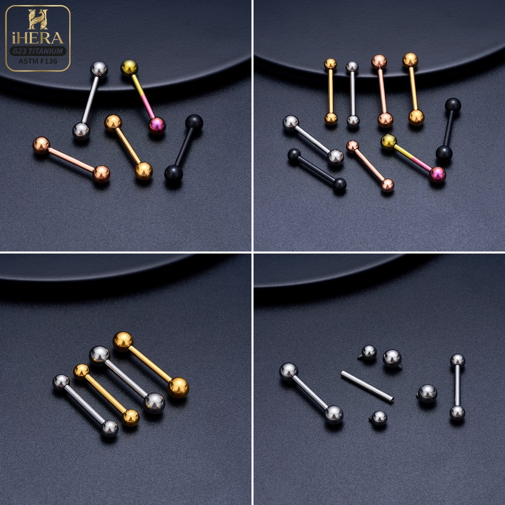 14G 16G G23 Titanium Straight  - огляд і ціна Body Jewelry Industrial