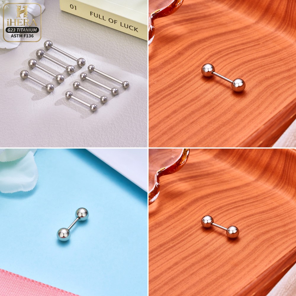 14G 16G G23 Titanium Straight  - огляд і ціна Body Jewelry Industrial