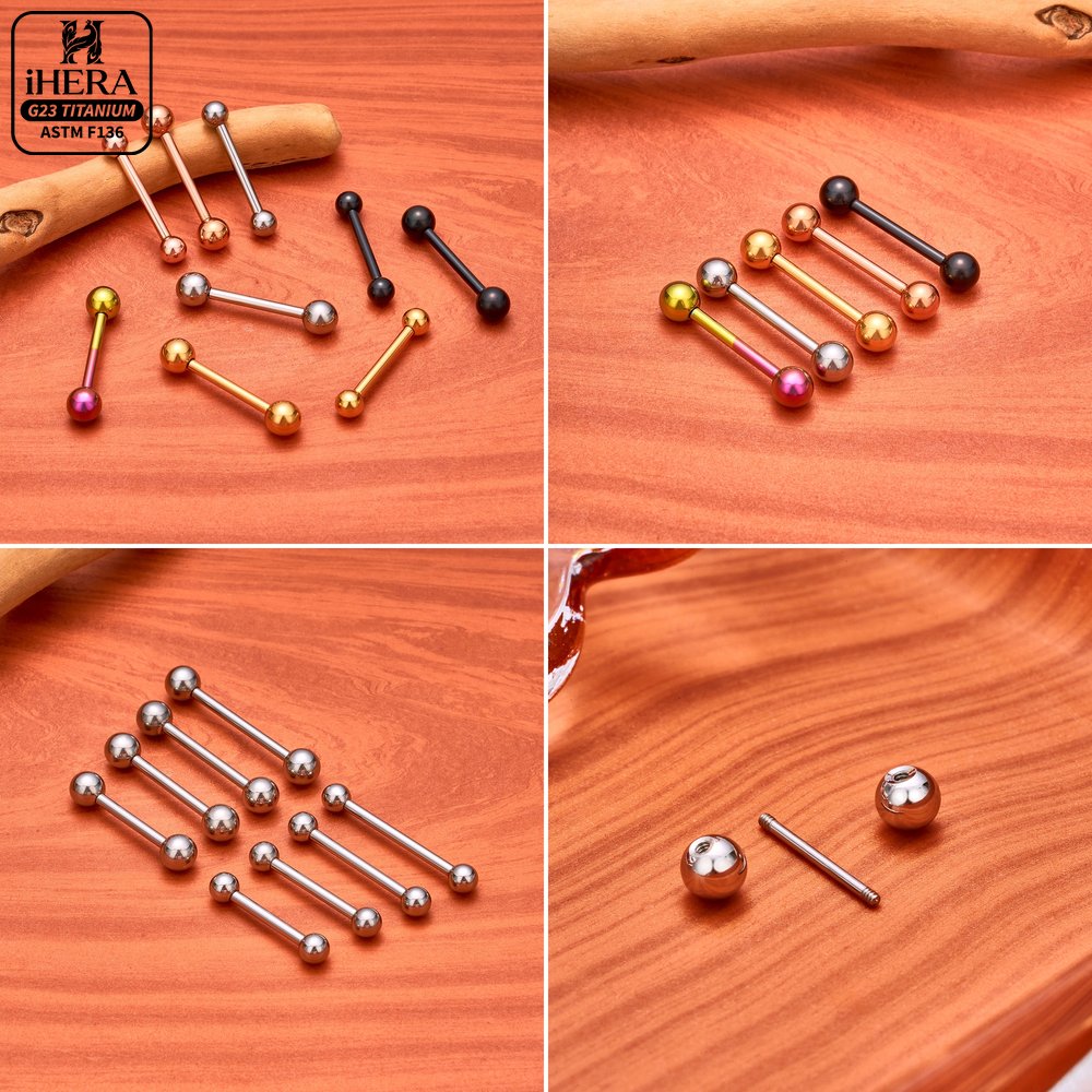 14G 16G G23 Titanium Straight  - огляд і ціна Body Jewelry Industrial